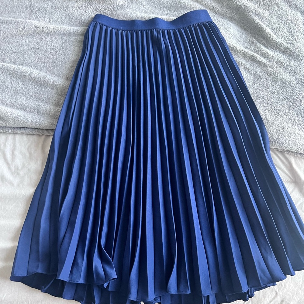 Royal blue skirt